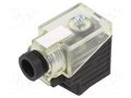 Connector: valve connector; plug; form A; 18mm; female; PIN: 3; IP65 MURRELEKTRONIK 7000-29541-0000000