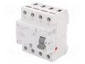 RCD breaker; Inom: 25A; Ires: 30mA; Poles: 4; 230V,400V; IP20; EFI ETI POLAM 002061511