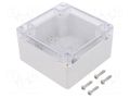 Enclosure: multipurpose; X: 100mm; Y: 100mm; Z: 55mm; polycarbonate GAINTA G2100C