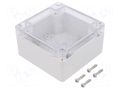 Enclosure: multipurpose; X: 100mm; Y: 100mm; Z: 55mm; polycarbonate GAINTA G2100C