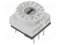 Encoding switch; HEX/BCD; Pos: 16; THT; Rcont max: 80mΩ; PT65 PTR HARTMANN PT65106H