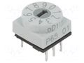 Encoding switch; DEC/BCD; Pos: 10; THT; Rcont max: 80mΩ; P65 PTR HARTMANN P65THR101H