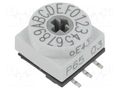 Encoding switch; HEX/BCD; Pos: 16; SMD; Rcont max: 80mΩ; P65 PTR HARTMANN P65SMT703H