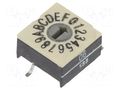 Encoding switch; HEX/BCD; Pos: 16; SMD; Rcont max: 100mΩ; P60 PTR HARTMANN P60ASMT106H