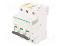 Circuit breaker; 400VAC; Inom: 16A; Poles: 3; Charact: B; 10kA; IP20 SCHNEIDER ELECTRIC A9F06316