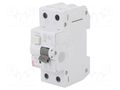 RCBO breaker; Inom: 16A; Ires: 30mA; Poles: 2; 230/400VAC; IP20; KZS ETI POLAM 002173124