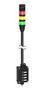 TOWER LIGHT ASSEMBLY, 30VDC, GRN/RED/YEL LCA130T3-TL50GYRAJ600Q