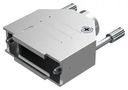 D SUB BACKSHELL, 180 DEG, SIZE DA D15000DTE40/AA.