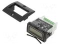 Counter: electronical; LCD; pulses; 99999999; IP65; IN 1: voltage TRUMETER TRU-7111HV