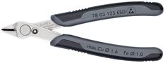 KNIPEX 78 03 125 ESD Electronic Super Knips® ESD with multicomponent handles 125 mm 78 03 125 ESD 4003773025146