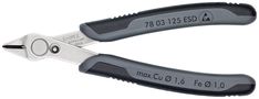 KNIPEX 78 03 125 ESD Electronic Super Knips® ESD with multi-component handles 125 mm 78 03 125 ESD 4003773025146