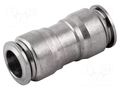 Push-in fitting; straight,inline splice; -0.99÷20bar; -15÷200°C AIGNEP 70040-4