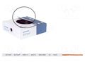 Wire; BiTOne,H05V-K; stranded; Cu; 0.5mm2; PVC; white; 300V,500V BITNER BITNER-IG2050.10