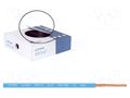 Wire; BiTOne,H07V-K; stranded; Cu; 4mm2; PVC; blue; 450V,750V; 100m BITNER BITNER-IG2002.06