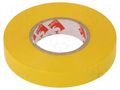 Tape: electrical insulating; W: 12mm; L: 25m; Thk: 0.13mm; yellow SCAPA SCAPA-2702A-12/25Y