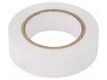 Tape: electrical insulating; W: 15mm; L: 10m; Thk: 0.13mm; white SCAPA SCAPA-2701W-15/10W