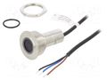 Switch: vandal resistant; Pos: 2; SPST-NO; 300mA/24VDC; IP65; 1.5kV ONPOW ONPOW91-30E10BYGR