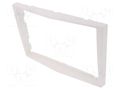 Radio frame; Opel; 2 DIN; white (pearl) COMPOTECH RAM-40.152.16