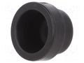 Plugs; 12mm; elastomer; Seal Plug DS; black; -20÷80°C; IP54 HUMMEL HUMMEL-1250120150