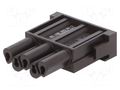 Connector: HDC; module; female; 1kV; PIN: 5; w/o contacts; 2.5mm AMPHENOL C146-C05801E8