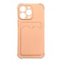 Card Armor Case Pouch Cover for iPhone XS Max Card Wallet Silicone Armor Case Air Bag Pink, Hurtel 5907769335402 5907769335402