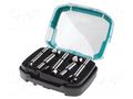 Drill set; plastic box; Forster; wood,chipboard; 5pcs. WOLFCRAFT WF1002000