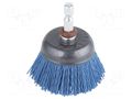 Cup brush; 45mm; Mounting: 1/4",hexagonal; wire WOLFCRAFT WF2728000