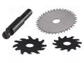 Universal set of cutters; for drills; tool steel WOLFCRAFT WF3253000
