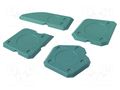 Joint smoothers; for acrylic mass,for silicones; 4pcs. WOLFCRAFT WF4369000