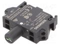 Illuminating unit; 22mm; 3SU1.5; -25÷70°C; Illumin: LED; 24VAC SIEMENS 3SU1401-2BB60-3AA0