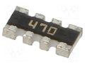 Resistor network: Y; ±5%; 47Ω; No.of resistors: 4; -55÷125°C; SMD BOURNS CAY16-470J4LF