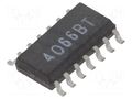 IC: digital; switch; Ch: 4; SO14; 3÷18VDC; 30uA; CMOS NTE Electronics NTE4066BT