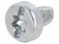 Screw; for metal; 5x10; Head: cheese head; slotted,Torx®; zinc BOSSARD B6X10/BN84402