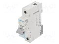 Circuit breaker; 230/400VAC; Inom: 2A; Poles: 1; Charact: C; 6kA HAGER MCN102E
