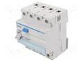 RCD breaker; Inom: 25A; Ires: 30mA; Max surge current: 250A; IP20 HAGER CDA425J
