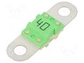 Fuse: fuse; 40A; 32VDC; automotive; 16x12x8mm; M5 screw; BF1; copper LITTELFUSE 153.5631.5401