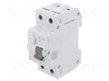 RCBO breaker; Inom: 20A; Ires: 30mA; Poles: 2; 230/400VAC; IP20; KZS ETI POLAM 002173125
