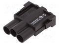 Connector: HDC; module; male; 1kV; PIN: 3; w/o contacts; 3.6mm AMPHENOL C146-A03801E8