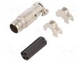 Connector: HDC; contact insert; female; 50V; PIN: 4; w/o contacts AMPHENOL C146-10B00490115