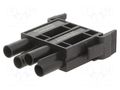 Connector: HDC; module; female; 630V; PIN: 4; w/o contacts; 3.6mm AMPHENOL C146-B04002E8