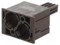 Connector: HDC; module; male; PIN: 2; w/o contacts; Quintax AMPHENOL C146-A08102E8