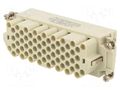 Connector: HDC; contact insert; female; 500V; PIN: 64; 64+PE AMPHENOL C146-10B06450011