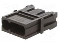 Connector: HDC; module; male; 400V; PIN: 3; w/o contacts; 1.5÷6mm2 AMPHENOL C146-10A00360015