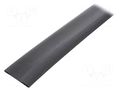 Heat shrink sleeve; glueless; 2: 1; 32mm; L: 1m; black; polyolefine TASKER GTM32016BK