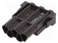Connector: HDC; module; male; 1kV; PIN: 5; w/o contacts AMPHENOL C146-D05801E8