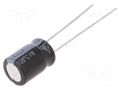 Capacitor: electrolytic; low ESR; THT; 220uF; 25VDC; Ø8x11.5mm PANASONIC EEUFR1E221