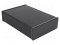 Enclosure: with panel; 1455; X: 191mm; Y: 280mm; Z: 66mm; aluminium HAMMOND HM-1455U2801BK