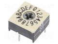 Encoding switch; HEX/BCD; Pos: 16; THT; Rcont max: 100mΩ; 10x10x6mm PTR HARTMANN P60ATHR703H