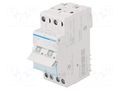 Module: toggle switch; Poles: 2; 230VAC; 25A; IP20; Stabl.pos: 3 HAGER SFT225