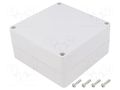 Enclosure: multipurpose; X: 120mm; Y: 120mm; Z: 60mm; polycarbonate GAINTA P278-IP68